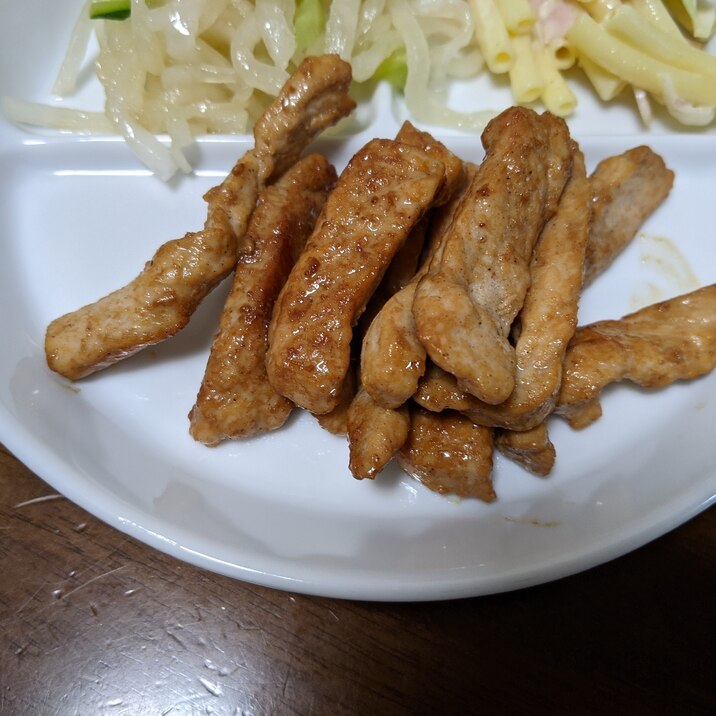 とんかつ肉ソテー